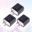 3-Pack Black Motorcycle Turn Signal Lights Plastic Indicators for Bikes 3