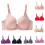 Plus Size Underwire Push Up Bra White Lightly Lined 1