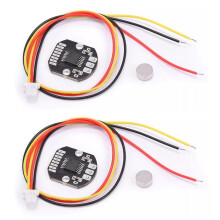 2 Stück AS5048A Magnetischer Encoder PWM-Ausgang SPI/I2C-Schnittstelle 14 Bit Hohe Präzision für Bürstenlosen Motor