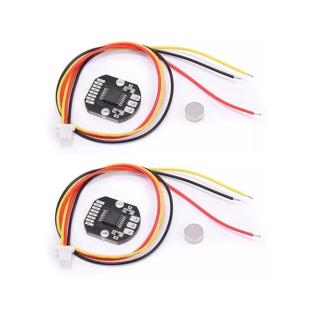 2Pcs As5048a Magnetic Encoder Pwm Output Spi/I2c Interface 14 Bit High Precision For Brushless Motor 6032708527507