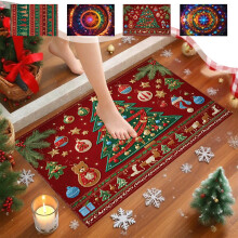 Tapis de porte antidérapant de Noël pour intérieur et extérieur
