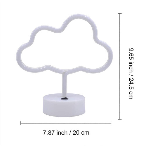 LED neonskiltlys – USB- og batteridrevet 1