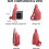Bolsa transversal feminina preta 6