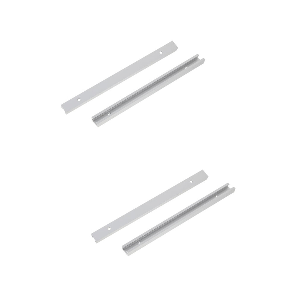 4 Pcs T Track Extrusion Guide Rail Equipment Aluminum Frame T-Track Slide 9557311734861
