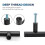 30-Pack Black Drawer Pulls & Cabinet Knobs, 2in, Compatible with Standard Cabinets & Dressers 3