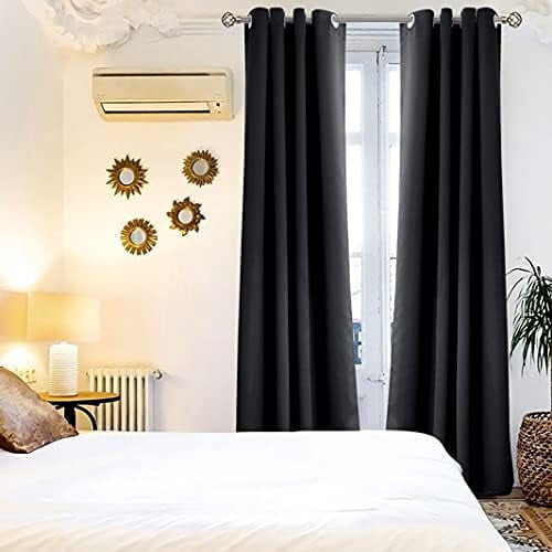 Mørklægningsgardiner 157 x 237 cm Sæt med 2 stk. Polyester Termo 2