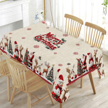 Toalha de mesa de Natal 55x70 polegadas em poliéster