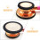 2Sets Replacement Diaphragm Covers for Stethoscope Black PVC Material Bell Cover 7