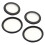 2Sets Replacement Diaphragm Covers for Stethoscope Black PVC Material Bell Cover 4