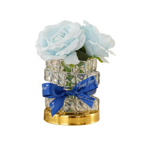 Krystalkugle natlampe med USB-funktion, 3 farver