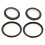 2Sets Replacement Diaphragm Covers for Stethoscope Black PVC Material Bell Cover 8