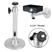 5Pcs Universal Projector Wall Ceiling Mount Hanger 360Rotatable Head with Length 7.0inch/11lbs Load Mounting Bracket Fits for Most Home Office