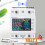 Medidor Elétrico 170-270V 63A 8 em 1 com Display Wi-Fi 5