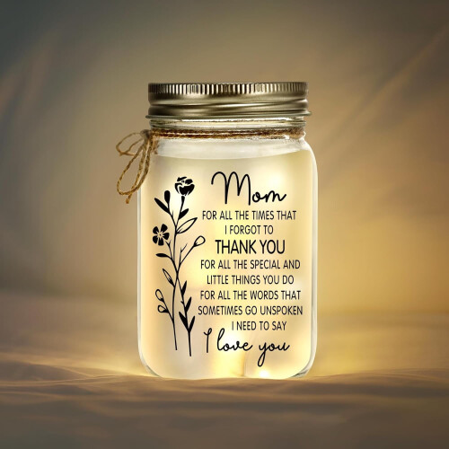 Solas Oíche LED 5 Orlach Mason Jar do Mham 1