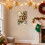 Vintage kerstdecoratie van metaal, 20x30 cm 5