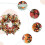 20 Inch Fall Wreath with Berries and Leaves 4