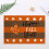 Herfst placemats met oranje pompoendesign (4 stuks) 3