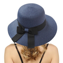 Blå spandex sommerhat til kvinder (1 stk.)