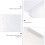 Document File Plastic Storage Box 1Pcs 9.5X6.7X0.8in 5