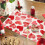 Rote Herz-Platzsets Valentinstag 45 x 28 cm 6