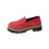 Γυναικεία Casual Loafers, Retro Glass με Στρογγυλή Μύτη, Χοντρό Τακούνι, Επίσημα Παπούτσια με 2