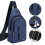 Τσάντα Crossbody Sling, Φορητή τσάντα στήθους για γυναίκες και άνδρες – Ταξίδια, 3