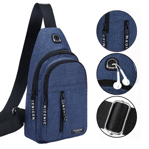 Τσάντα Crossbody Sling, Φορητή τσάντα στήθους για γυναίκες και άνδρες – Ταξίδια, 2