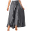 Γυναικεία Φούστα Casual Hakama με Ακανόνιστο Φιόγκο και Ψηλή Μέση, Μακριά Φούστα-Κιλότ ή 3