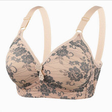 Nahtloser Push-up-BH in großen Größen für Damen – Bequemer, dünner Print, ohne Bügel, alltagstauglich