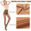 Διαφανές καλσόν Plus Size - 2Pack20D εξαιρετικά ανθεκτικό καλσόν Queen Size, ίσιο καλσόν στον 3