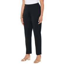 Liz&Me Damen-Strickhose in Übergröße mit schmalem Bein und Ponte-Muster