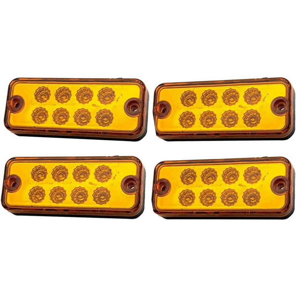 Car Side Marker Lights Led Front Rear Indicator Lamps For 12V/24V Truck Trailer Van Caravan Lorry Bus 9499224787285