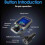 Bluetooth-compatibele auto FM-zender MP3-speler handsfree B9H4 4