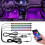 Kit di luci interne a LED multicolore per autovetture, 2 pezzi 1