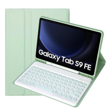 Toetsenbordhoes voor Samsung Galaxy Tab S9FE 10.9", magnetisch afneembaar Bluetooth-toetsenbord met touchpad, zwart