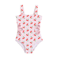 Badpakken voor tieners, peuters en baby's, meisjesbadpakken, badpakken uit één stuk, kleurblokken, zwemkleding maat 5T-6T (rood, 5-6 jaar).
