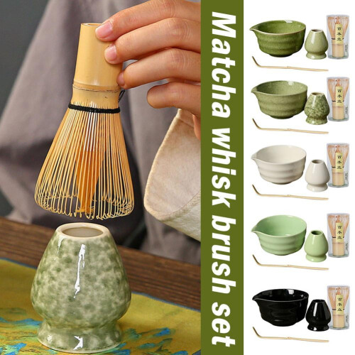Σετ Ιαπωνικού Matcha: Μπολ με Στόμιο, Χτυπητήρι & Κεραμικό Μπολ Τσαγιού – Σετ Μπολ 1