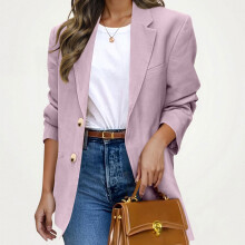 Kukoosong Women's Blazers Business Casual Long Sleeve Open Front Suit Jackets Work Blazer with Pockets