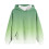 Oversized Gradient Hættetrøje til Teenagepiger Armygrøn 7