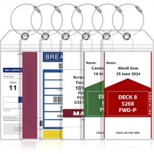 Luggage Tags Travel Essentials & Cruise Essentials for NCL, Princess, Carnival, Royal Caribbean & Celebrity Cruise Ships