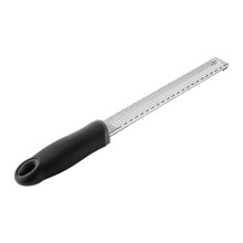 Râpe à citron et à fromage robuste en acier inoxydable pour parmesan, ail, gingembre, chocolat, fruits et légumes – Compatible avec le support