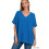 Dam & Plus V-ringad vävd Airflow Dolman kortärmad blus med framficka 1
