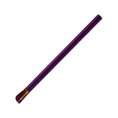 Paille à boire en acier inoxydable 21,5 cm