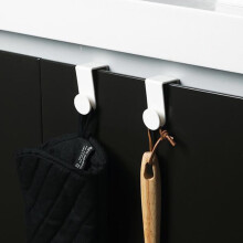 Simple Structure Design Over Door Hooks for Bathroom 6Pcs