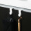 Simple Structure Design Over Door Hooks for Bathroom 6Pcs 1