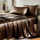 Σετ σεντόνια King Size Satin – 4 τεμάχια από πολυεστερικές μικροΐνες 1