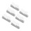Simple Structure Design Over Door Hooks for Bathroom 6Pcs 8