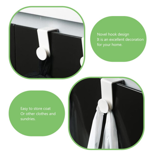 Simple Structure Design Over Door Hooks for Bathroom 6Pcs 1