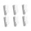 Simple Structure Design Over Door Hooks for Bathroom 6Pcs 4