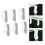 Simple Structure Design Over Door Hooks for Bathroom 6Pcs 6